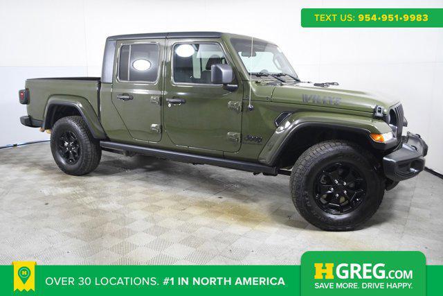 used 2021 Jeep Gladiator car, priced at $31,298
