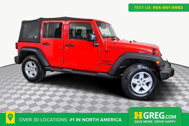 used 2018 Jeep Wrangler JK Unlimited car, priced at $20,998