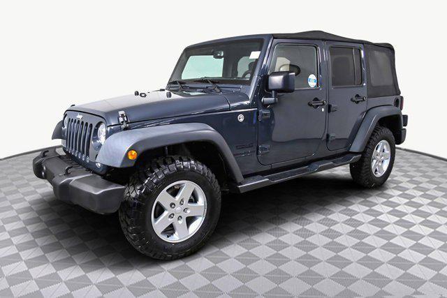 used 2016 Jeep Wrangler Unlimited car, priced at $17,998