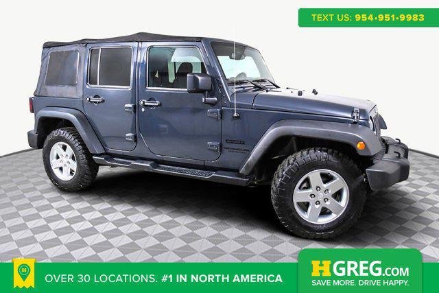 used 2016 Jeep Wrangler Unlimited car, priced at $17,998