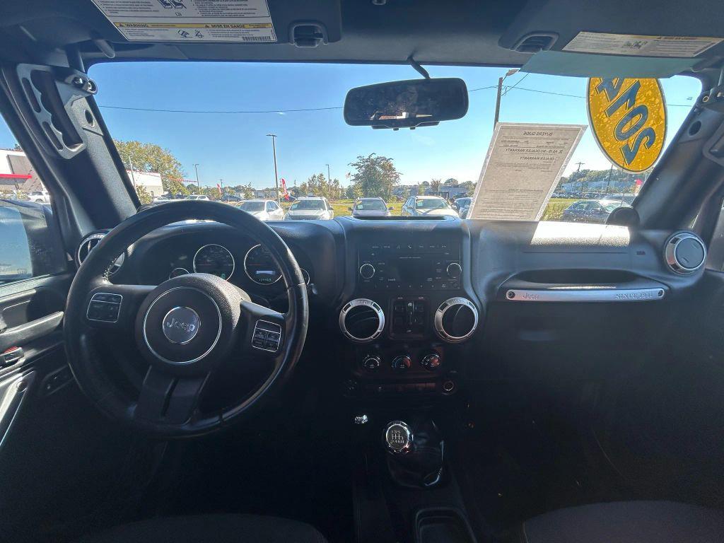 used 2014 Jeep Wrangler Unlimited car, priced at $15,475