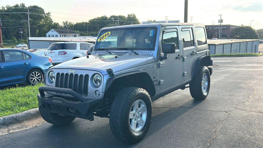used 2014 Jeep Wrangler Unlimited car, priced at $16,475