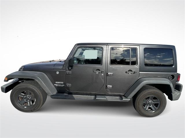 used 2017 Jeep Wrangler Unlimited car, priced at $19,452