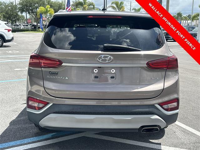 used 2019 Hyundai Santa Fe car, priced at $19,285