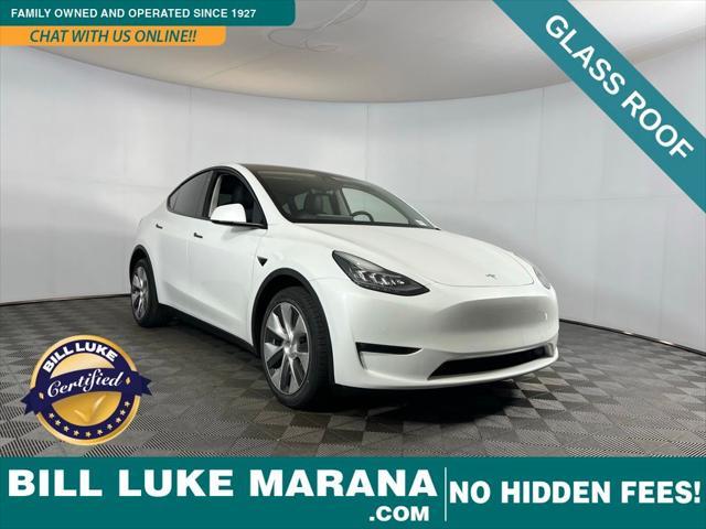 used 2021 Tesla Model Y car, priced at $28,573