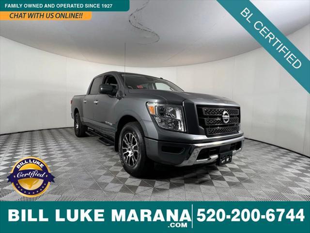 used 2021 Nissan Titan car, priced at $27,573