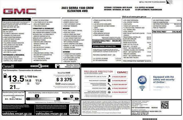used 2023 GMC Sierra 1500 car, priced at $45,473