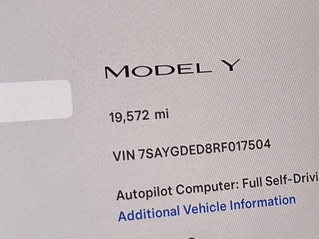 used 2024 Tesla Model Y car, priced at $32,573