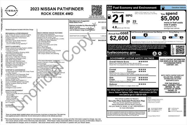 used 2023 Nissan Pathfinder car, priced at $32,475