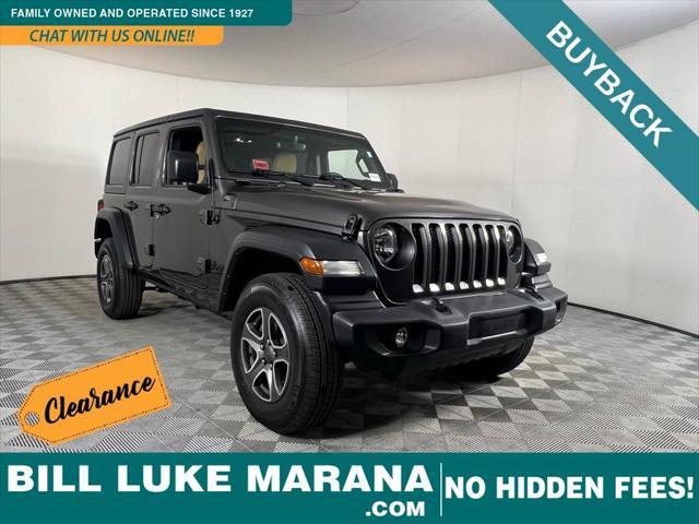 used 2021 Jeep Wrangler Unlimited car, priced at $28,975