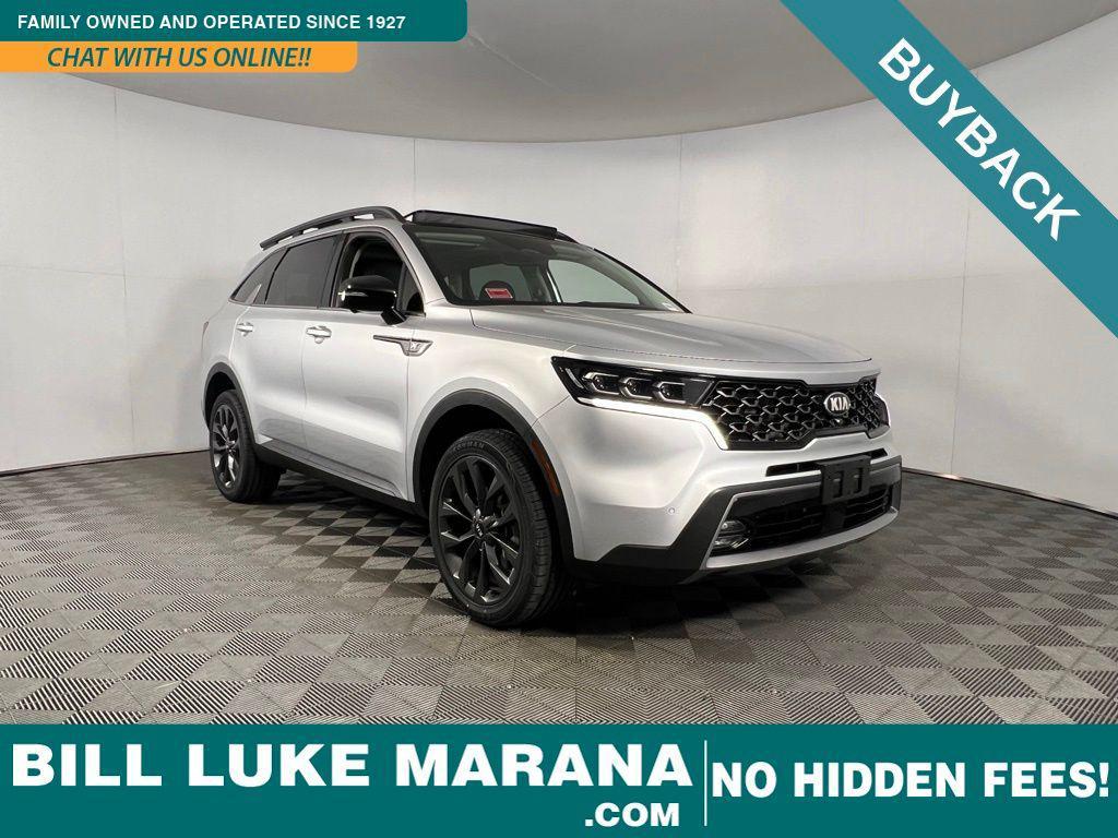 used 2021 Kia Sorento car, priced at $24,375