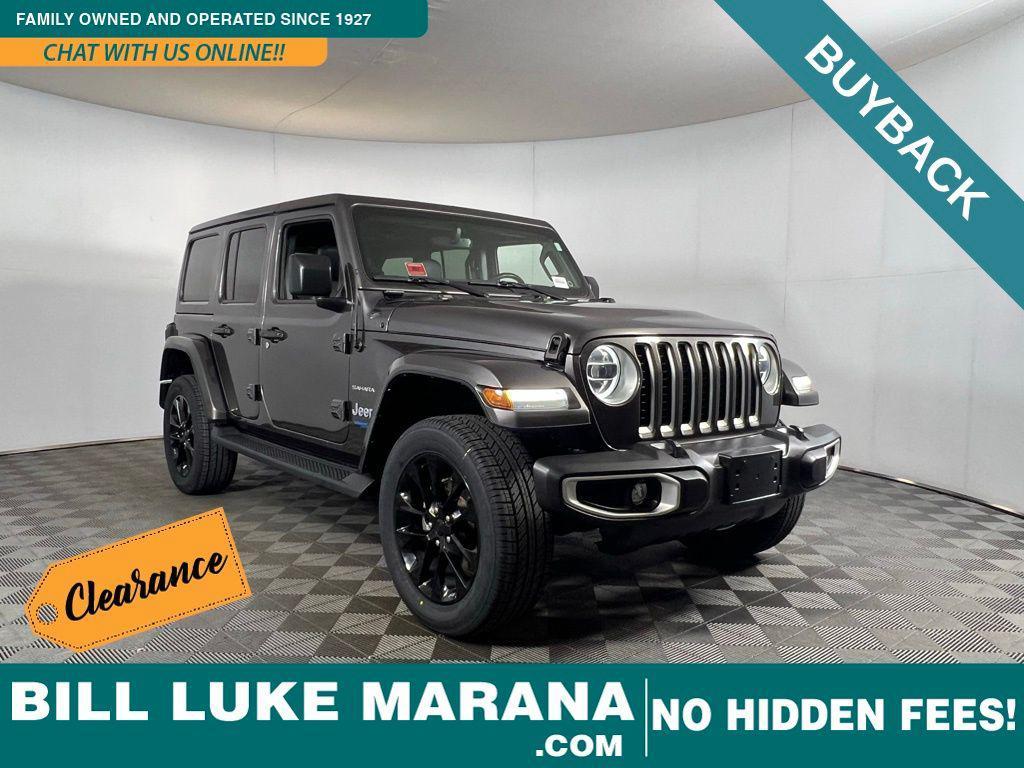 used 2021 Jeep Wrangler Unlimited 4xe car, priced at $24,175