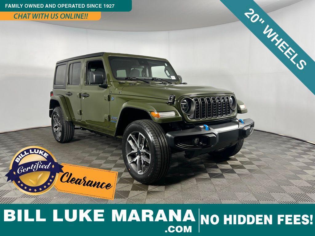 used 2024 Jeep Wrangler 4xe car, priced at $25,673