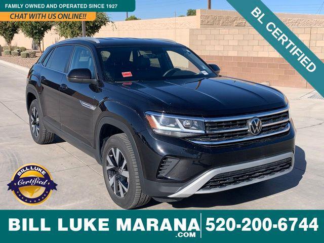 used 2022 Volkswagen Atlas Cross Sport car, priced at $25,000