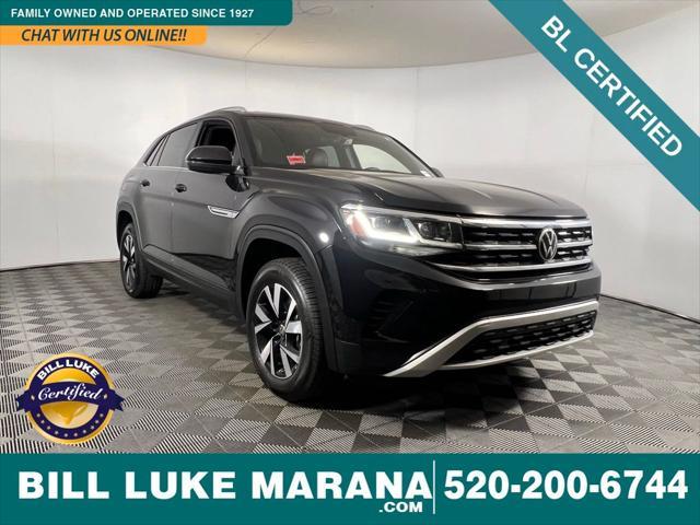 used 2022 Volkswagen Atlas Cross Sport car, priced at $25,000