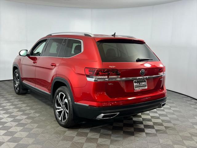 used 2021 Volkswagen Atlas car, priced at $30,573