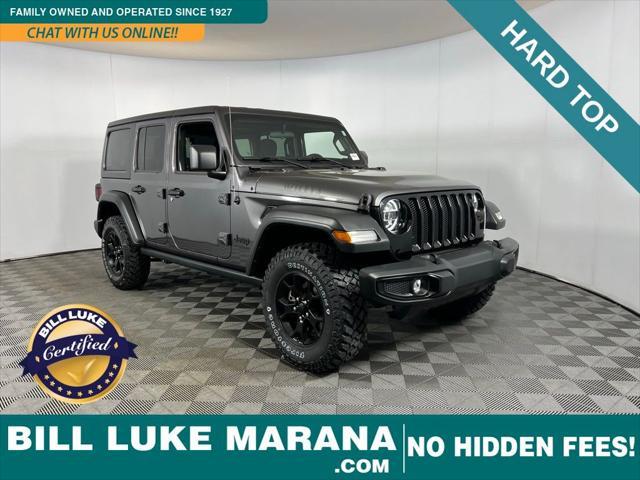 used 2021 Jeep Wrangler car, priced at $33,473