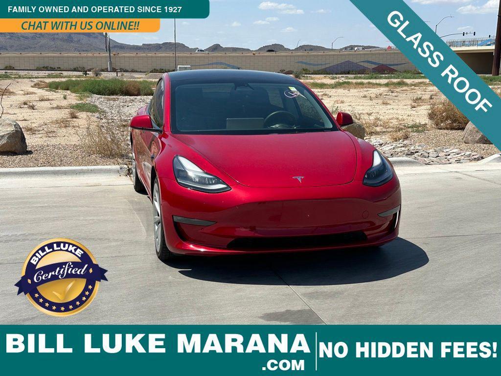 used 2022 Tesla Model 3 car, priced at $24,173