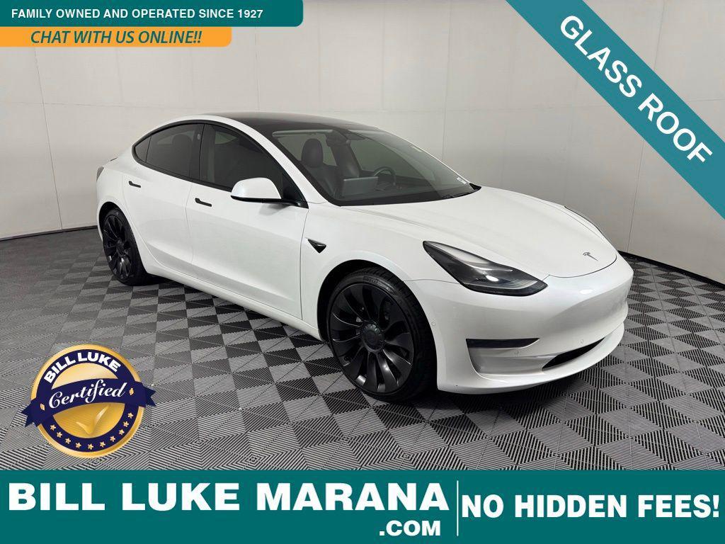 used 2021 Tesla Model 3 car, priced at $20,973