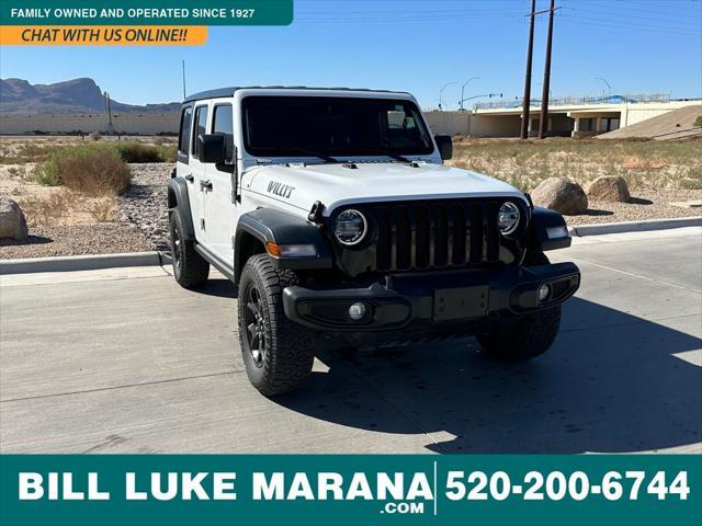 used 2021 Jeep Wrangler car, priced at $29,575