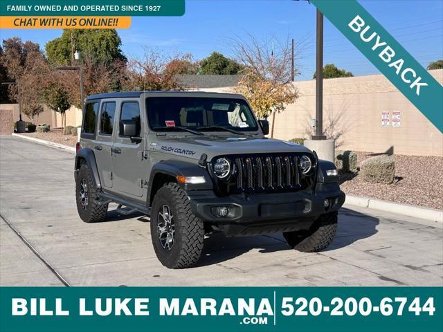 used 2020 Jeep Wrangler Unlimited car, priced at $23,575