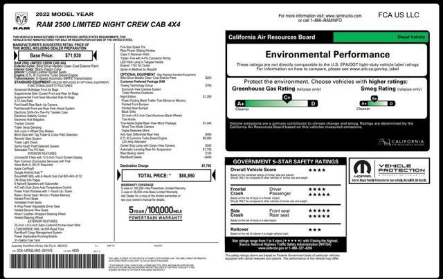 used 2022 Ram 2500 car, priced at $51,375