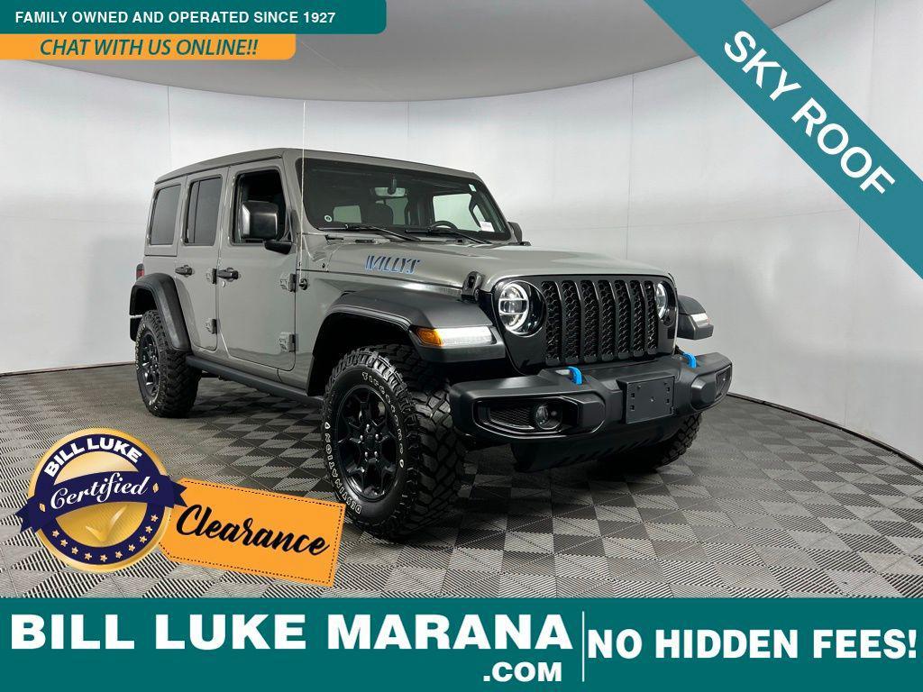used 2023 Jeep Wrangler 4xe car, priced at $25,873