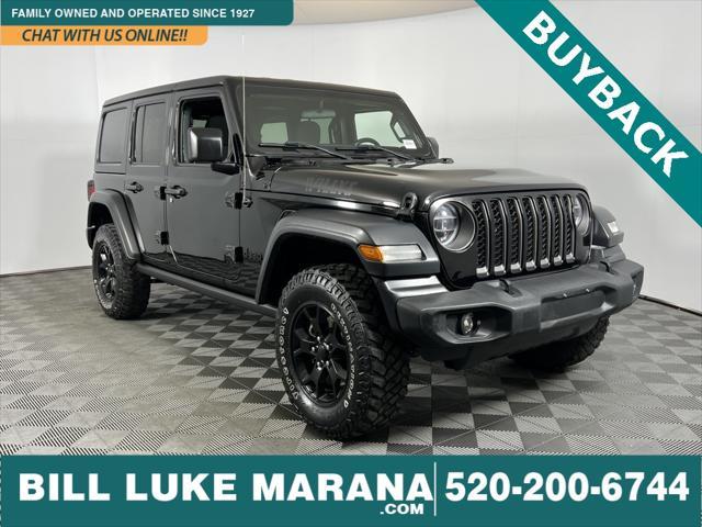 used 2020 Jeep Wrangler Unlimited car, priced at $29,475