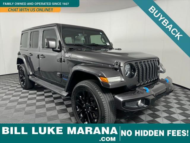 used 2021 Jeep Wrangler Unlimited 4xe car, priced at $28,675