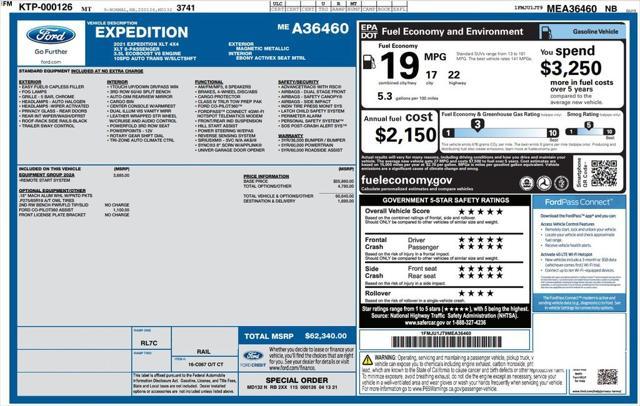 used 2021 Ford Expedition car, priced at $33,575