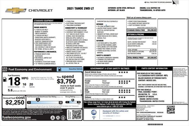 used 2021 Chevrolet Tahoe car, priced at $42,973