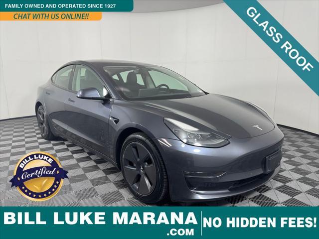 used 2021 Tesla Model 3 car, priced at $23,573