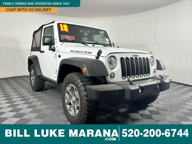 used 2018 Jeep Wrangler JK car, priced at $24,000