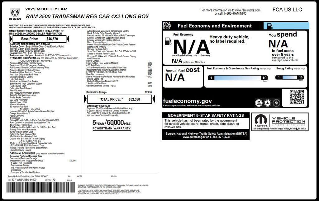 used 2025 Ram 3500 car, priced at $28,975