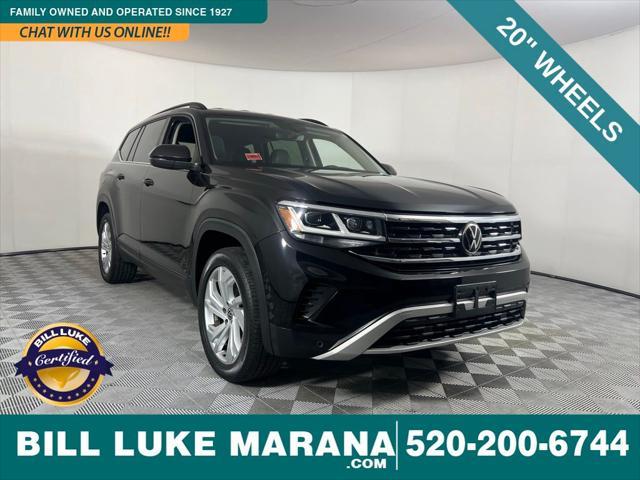 used 2022 Volkswagen Atlas car, priced at $30,000