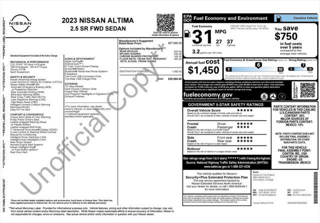 used 2023 Nissan Altima car, priced at $23,473