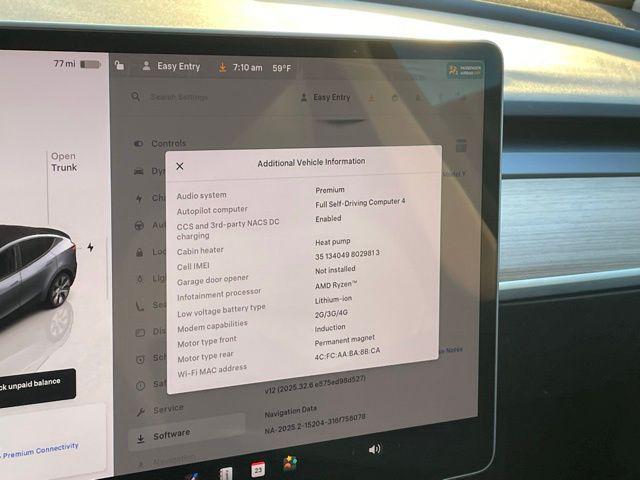 used 2023 Tesla Model Y car, priced at $30,973