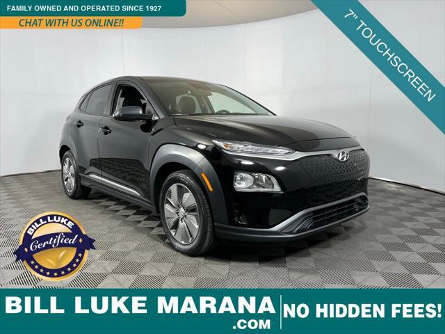 used 2021 Hyundai Kona EV car, priced at $18,973