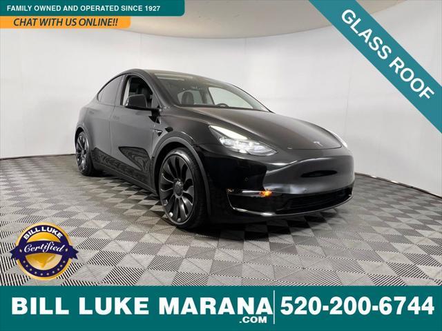 used 2021 Tesla Model Y car, priced at $33,000