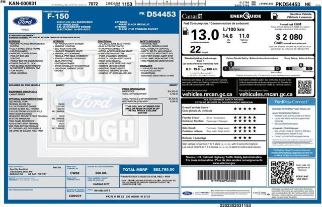 used 2023 Ford F-150 car, priced at $48,673