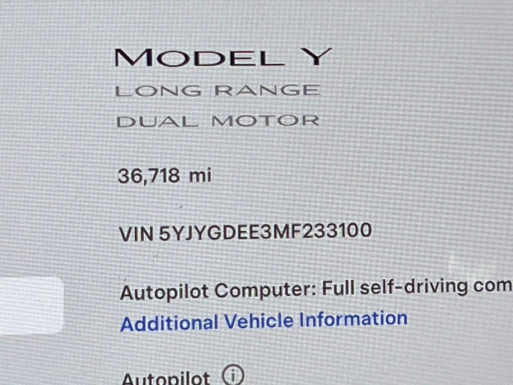 used 2021 Tesla Model Y car, priced at $27,273