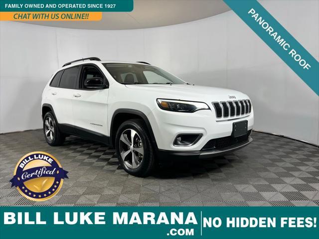used 2022 Jeep Cherokee car, priced at $27,673
