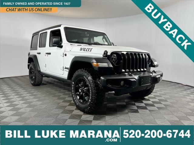 used 2022 Jeep Wrangler car, priced at $32,475
