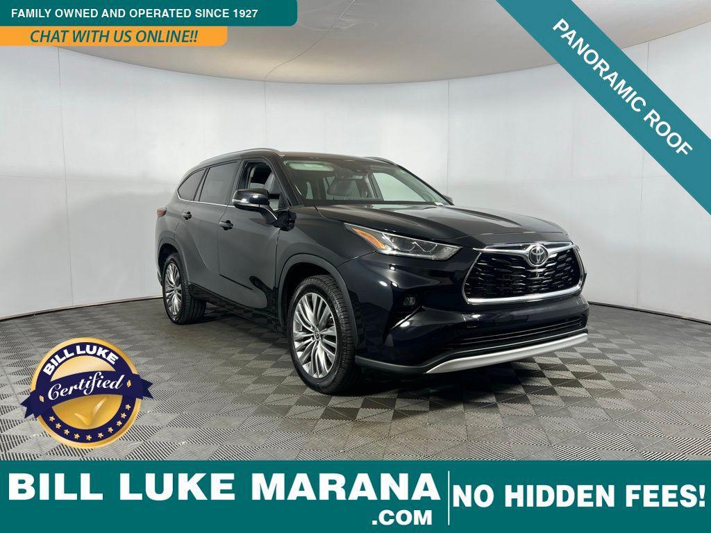used 2022 Toyota Highlander car, priced at $33,273