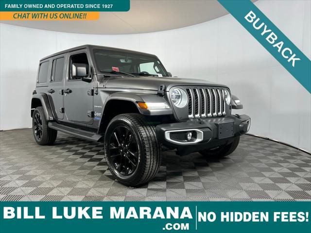 used 2021 Jeep Wrangler Unlimited 4xe car, priced at $26,475