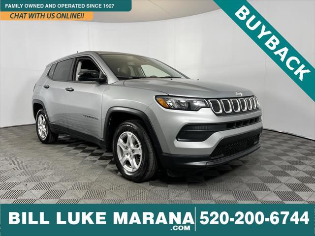 used 2022 Jeep Compass car, priced at $18,675