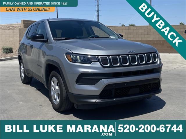 used 2022 Jeep Compass car, priced at $20,675