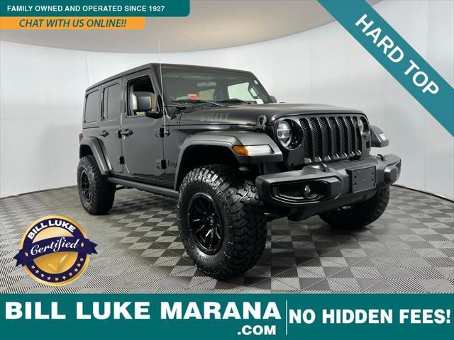 used 2021 Jeep Wrangler car, priced at $32,973