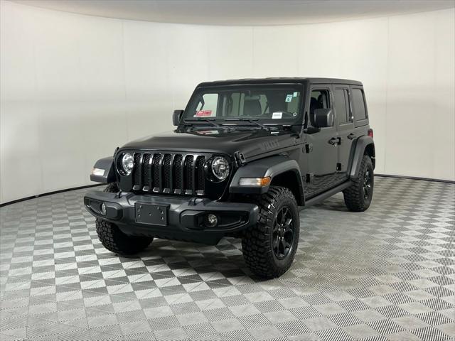 used 2021 Jeep Wrangler Unlimited car, priced at $31,473