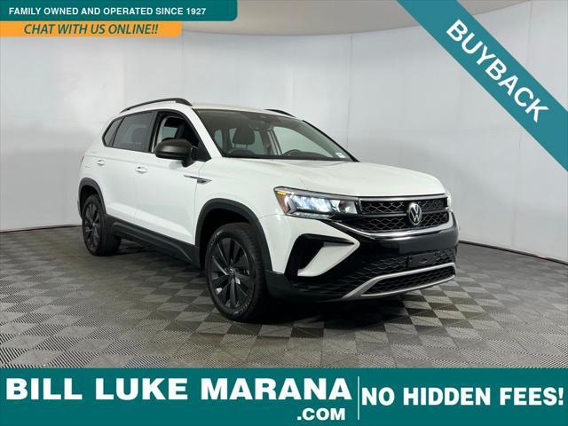 used 2022 Volkswagen Taos car, priced at $18,075